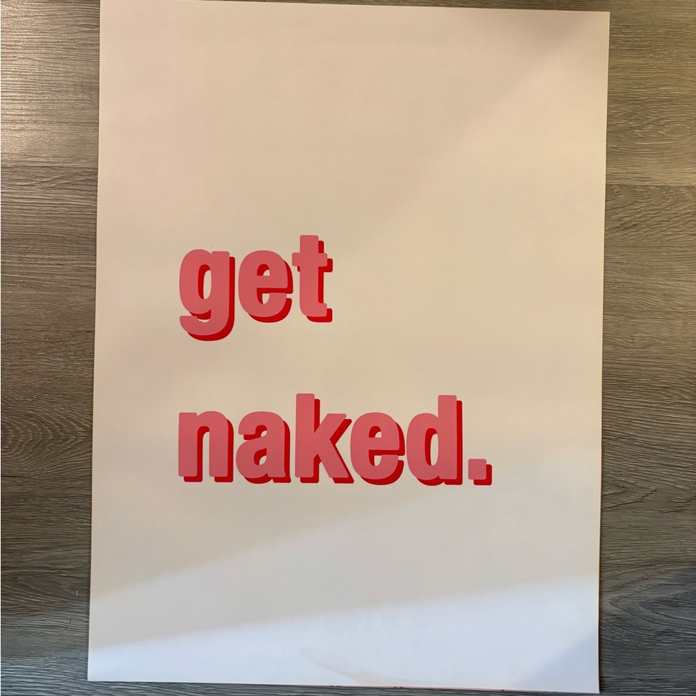 Get Naked Poster